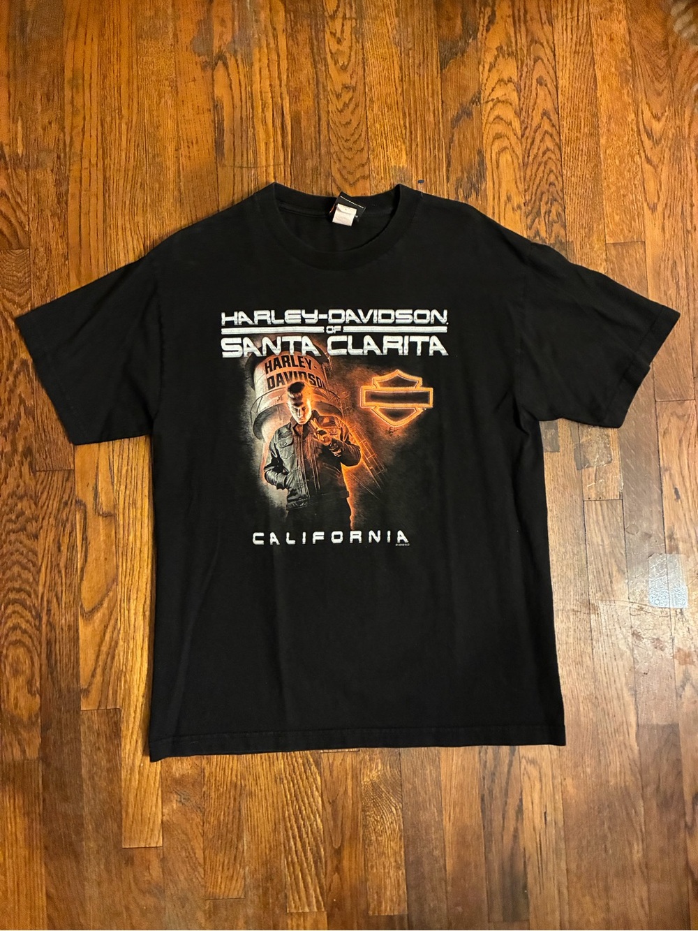 Vintage Harley Davidson terminator tshirt size large